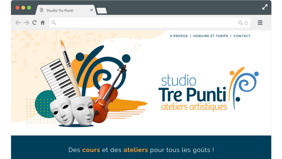 Refonte visuelle et nouvelle architecture web pour le Studio Tre Punti