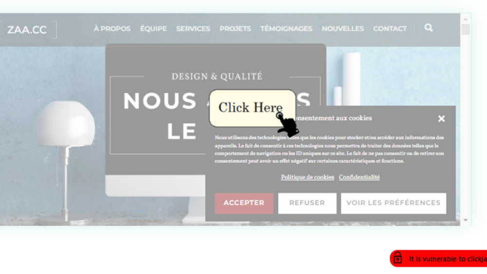Clickjacking