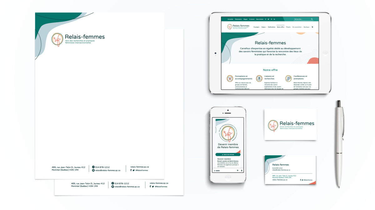 Nouveau concept graphique pour Relais-femmes