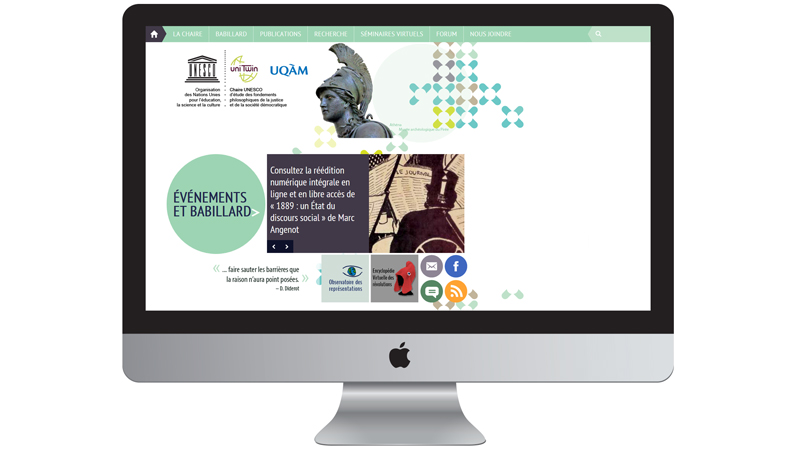 Site web de la Chaire UNESCO d’étude des fondements philosophique de la justice et de la société démocratique